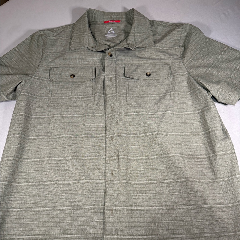Gerry Men’s‎ XL Outdoor Hiking Shirt Sage Green Quick Dry Performance Top